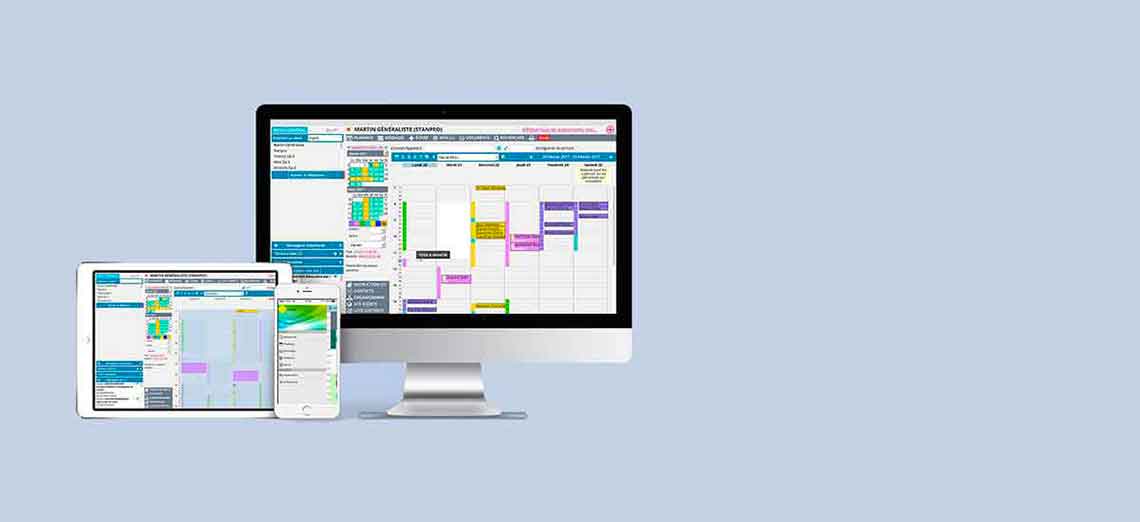 Stanpro agenda medical en temps réel sur tous vos support numérique